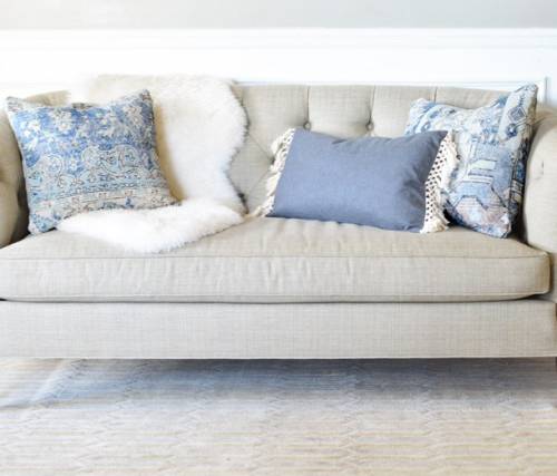 Мастер-класс: диванные подушки из ковриков - Портал по дизайну